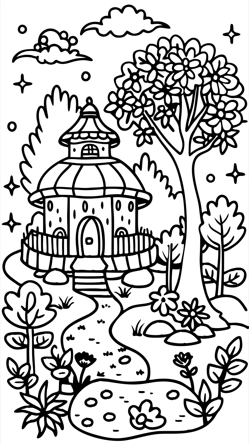 detailed coloring page